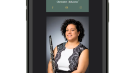 Móvil del sitio web de María Ortiz-Laboy