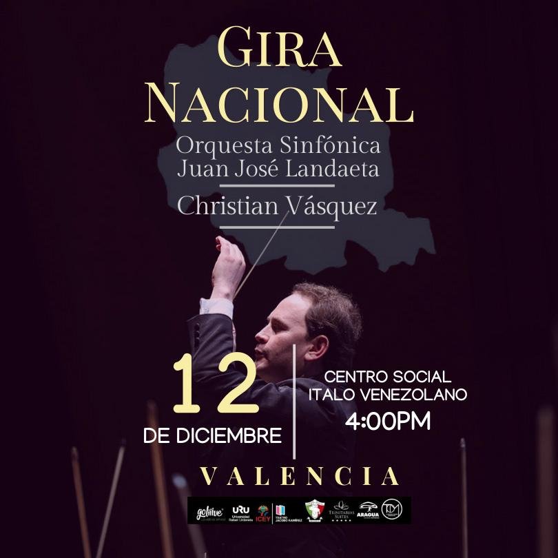 Gira Nacional junto a la Orquesta Sinfónica Juan José Landaeta