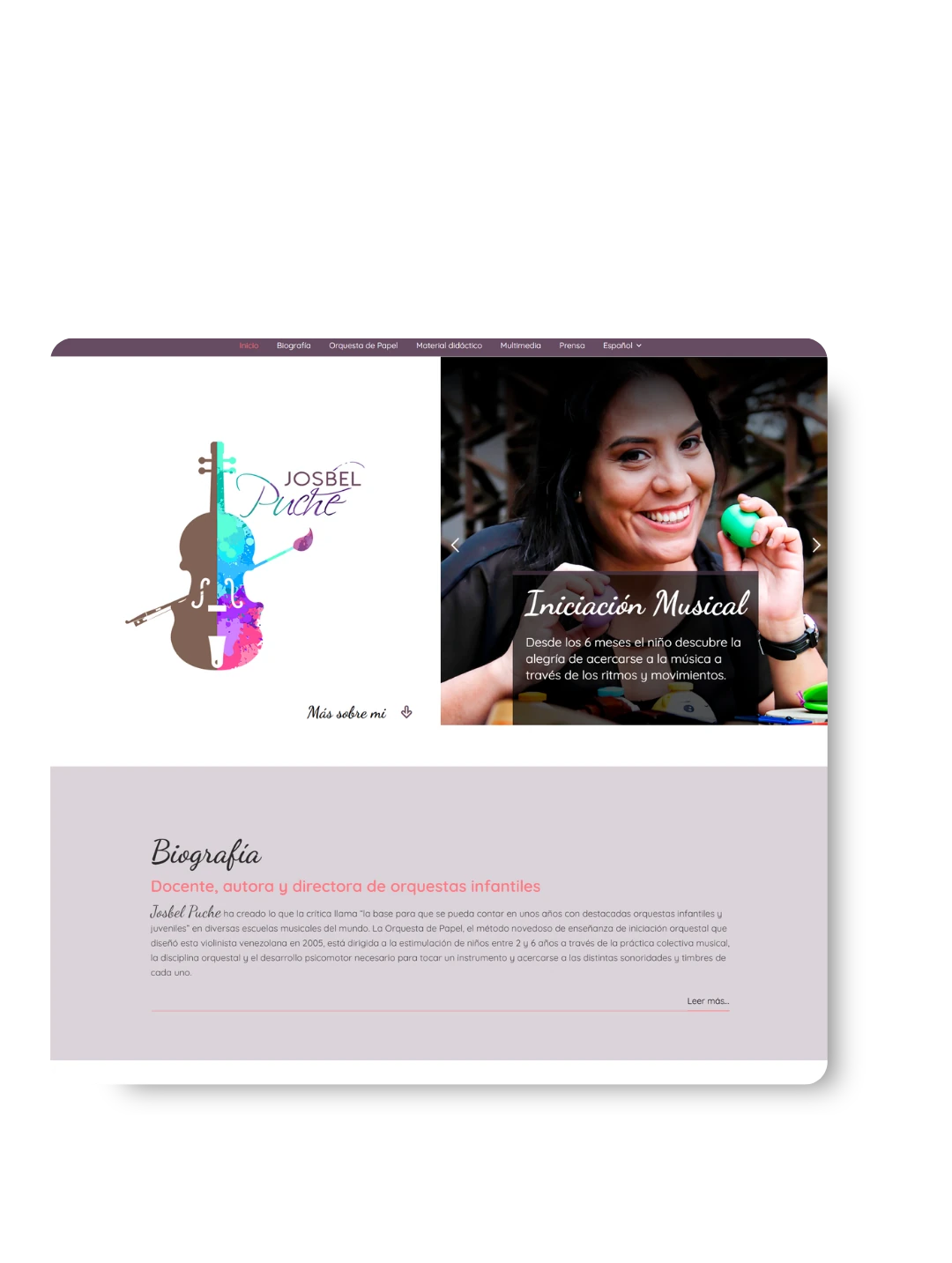 Sitio Web de Josbel Puche - Directora