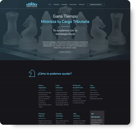 Sitio Web de Corte Fiscal